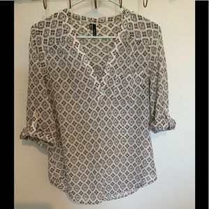 Maurices Sheer Blouse Size S